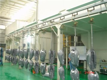 Κίνα Ηλεκτροστατική γραμμή παραγωγής Coatng σκονών ψεκασμού λαμπτήρων με το χειρωνακτικές ξεσκόνισμα και τη φάση 3 προμηθευτής