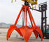 16T μηχανική πορτοκαλιά αρπαγή 5m ³ φλούδας σχοινιών για την άμμο Stone Loadiing/τα απορρίματα και το μετάλλευμα χάλυβα προμηθευτής